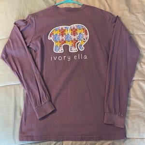 Ivory Ella autism support long sleeve T shirt
